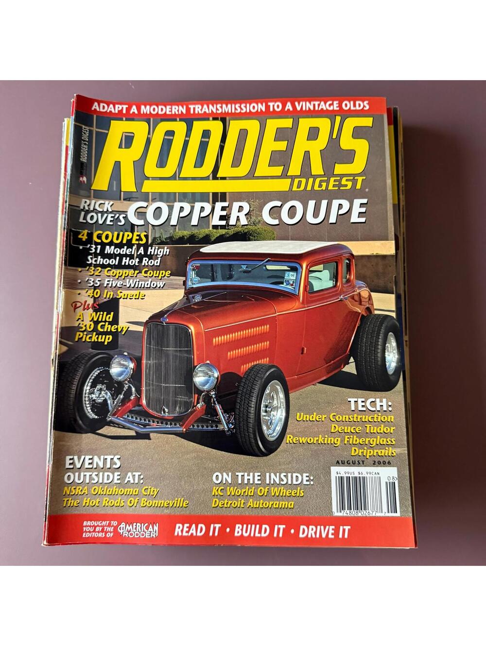 Vintage Hot Rodder Chevy Auto Magazine Custom Rodder B2